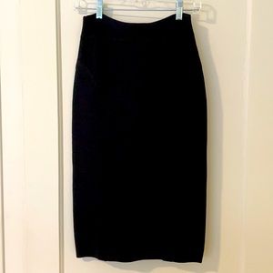 Tight black, stretch skirt